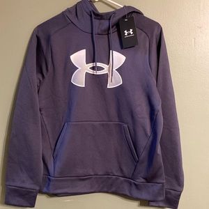 NWT Women’s Under Armour Fleece Hoodie Small Navy